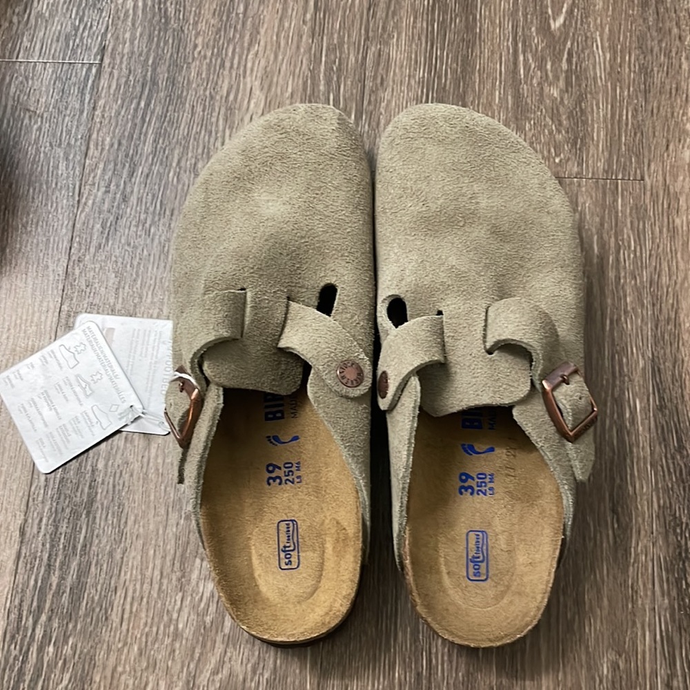 Birkenstock Boston Clog Taupe